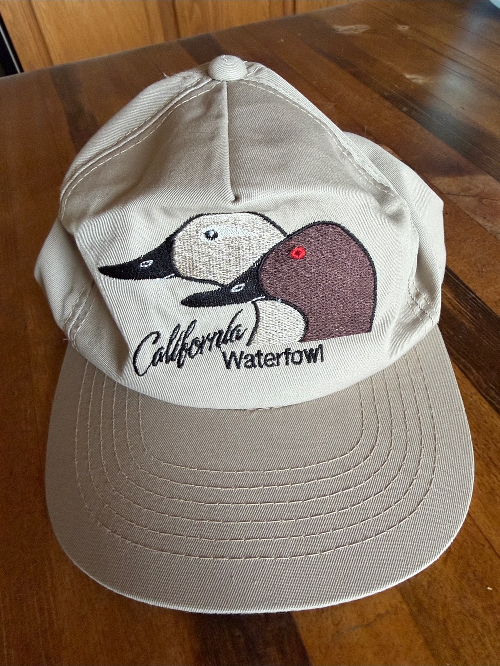 Vintage California Waterfowl Khaki Cotton Hat